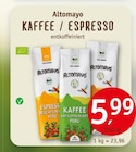 Kaffee / Espresso Angebote von Altomayo bei Erdkorn Biomarkt Langenhagen für 5,99 €