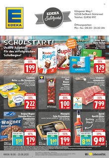 Aktueller EDEKA Prospekt "Aktuelle Angebote" Seite 1 von 24 Seiten für Selfkant