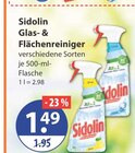 Glas- & Flächenreiniger von Sidolin im aktuellen V-Markt Prospekt für 1,49 €