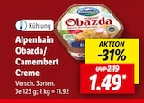 Obazda oder Camembert Creme von Alpenhain im aktuellen Lidl Prospekt