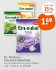 Em-eukal Bonbons Angebote von Dr. Soldan's bei tegut Frankfurt für 1,69 €