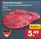 Rinder-Minutensteaks Angebote bei Netto Marken-Discount Rosenheim für 5,49 €