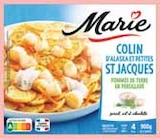 Colin d'Alaska et Petites Saint Jacques Pommes de Terre en Persillade - MARIE - Intermarché à Cannes Colin d'Alaska et Petites Saint Jacques Pommes de Terre en Persillade - MARIE en promo chez Intermarché Cannes à 1,43 €