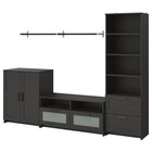 Aktuelle Fernseher Angebote bei IKEA in Amberg Aktuelles TV-Möbel, Kombination schwarz Angebot bei IKEA in Amberg ab 225,95 €