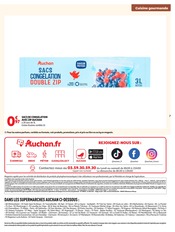 Promos Congélateur dans le catalogue "CUISINE GOURMANDE" de Auchan Supermarché Congélateur en promo dans le catalogue Auchan Supermarché à la page 7