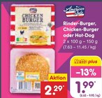 Aktuelles Rinder-Burger Angebot bei Netto Marken-Discount in Mannheim ab 1,99 €
