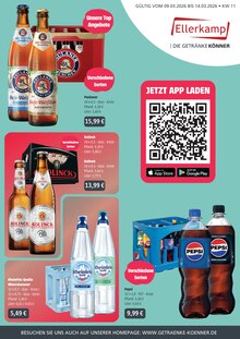 Getränke Ellerkamp Prospekt DIE GETRÄNKEKÖNNER mit 4 Seiten