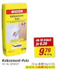 Kalkzement-Putz im aktuellen Prospekt bei toom Baumarkt in Lüblow