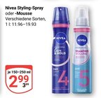 Styling-Spray Angebote von Nivea bei GLOBUS Pulheim für 2,99 €