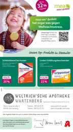 mea - meine apotheke Prospekt für Dorfen und Umgebung: „Unsere Dezember-Angebote“, 4 Seiten, 01.12.2025 - 31.12.2025