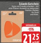 Gutschein Angebote von Zalando bei E center Solingen für 21,25 €