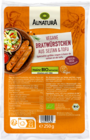 Vegane Bratwürstchen von Alnatura im aktuellen budni Prospekt