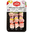 3 brochettes de poulet poivrons et oignons MAITRE JACQUES - MAITRE JACQUES à 16,90 € dans le catalogue Carrefour
