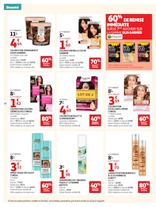 Promotion Gloss dans le prospectus Auchan Hypermarché, valable du 01/09/2026 au 13/09/2026 Promo Gloss dans le catalogue Auchan Hypermarché du moment à la page 30
