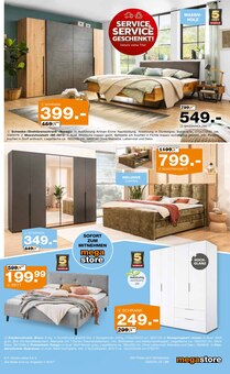 Bett im Segmüller Prospekt "SEGMÜLLER Highlight Angebote" mit 48 Seiten (München)