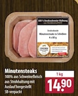 Minutensteaks bei famila Nordost im Stockelsdorf Prospekt für 14,90 €