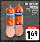 Feine Teewurst bei EDEKA im Bielefeld Prospekt für 1,69 €