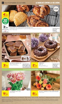 Promotion Fleurs dans le prospectus Intermarché Super, valable du 29/09/2026 au 11/10/2026 Promo Fleurs dans le catalogue Intermarché Super du moment à la page 16