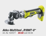 Akku-Multitool „R18MT-0“ von RYOBI für 89,99 € bei toom Baumarkt im Angebot Akku-Multitool „R18MT-0“ von RYOBI im aktuellen toom Baumarkt Prospekt