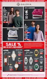 Galeria Uhren im Prospekt 