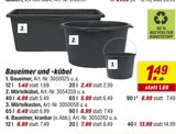 Baueimer bei toom Baumarkt im Buxtehude Prospekt für 1,49 €