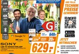 Aktuelles LED-TV KD55X75WLAEP Angebot bei expert in Amberg ab 629,00 €