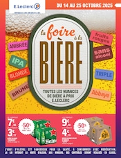 Prospectus Supermarchés E.Leclerc en cours à Saint-Martin-des-Fontaines et alentours, "la foire à la BIÈRE", 16 pages, 14/10/2025 - 25/10/2025 Catalogue Supermarchés E.Leclerc en cours à Saint-Martin-des-Fontaines et alentours, "la foire à la BIÈRE", 16 pages, 14/10/2025 - 25/10/2025