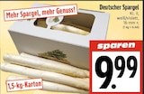 EDEKA Lollar - Deutscher Spargel Angebot im Prospekt Deutscher Spargel bei EDEKA im Lollar Prospekt für 9,99 €