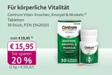 Vital+ Knochen, Knorpel & Muskeln Tabletten Angebote von Centrum bei mea - meine apotheke Neuss für 14,99 €
