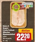 Aktuelle Fleisch Angebote bei REWE in Leipzig Aktuelles Frische Freiland-Hähnchen-Minutenschnitzel Angebot bei REWE in Leipzig ab 22,20 €