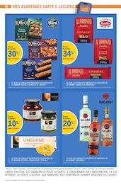 Offre Bacardi dans le catalogue E.Leclerc du moment à la page 56