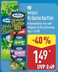 Kräuterbutter Trio von Meggle für 1,49 € bei ALDI Nord im Angebot Kräuterbutter Trio von Meggle im aktuellen ALDI Nord Prospekt
