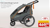 Fahrradanhänger Lynix 2 von Qeridoo für 469,99 € bei Netto Marken-Discount im Angebot Fahrradanhänger Lynix 2 von Qeridoo im aktuellen Netto Marken-Discount Prospekt