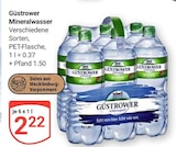 Aktuelle Wasser Angebote bei GLOBUS in Rostock Aktuelles Güstrower Angebot bei GLOBUS in Rostock ab 2,22 €