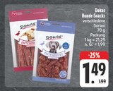 Hunde-Snacks Entenbrust Angebote von Dokas bei E center Suhl für 1,49 €