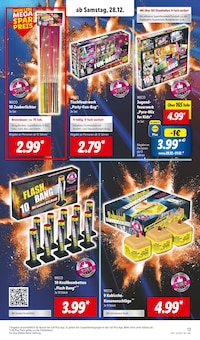 Tischfeuerwerk Angebot im aktuellen Lidl Prospekt auf Seite 13