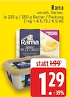 Butter Angebote von Rama bei EDEKA Erkelenz für 1,29 €
