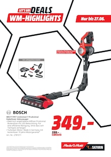 Staubsauger im aktuellen MediaMarkt Saturn Prospekt (Hamburg) Staubsauger im MediaMarkt Saturn Prospekt "LET'S GO! DEALS WM-HIGHLIGHTS" mit 22 Seiten (Hamburg)