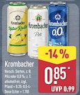 Natur Radler von Krombacher im aktuellen ALDI Nord Prospekt