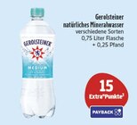 natürliches Mineralwasser im Angebot bei E center in Coburg natürliches Mineralwasser Angebote von Gerolsteiner bei E center Coburg