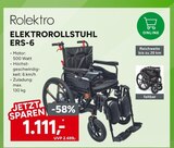 ELEKTROROLLSTUHL ERS-6 im Angebot bei Marktkauf in Leinfelden-Echterdingen ELEKTROROLLSTUHL ERS-6 Angebote von Rolektro bei Marktkauf Leinfelden-Echterdingen für 1.111,00 €