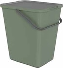 Poubelle de tri avec poignée 30 L Loops Sundis H. 52,9 cm vert - SUNDIS - Castorama à Nice Poubelle de tri avec poignée 30 L Loops Sundis H. 52,9 cm vert - SUNDIS en promo chez Castorama Nice à 12,90 €