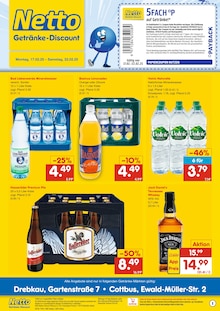 Netto Marken-Discount Prospekt "DER ORT, AN DEM DU IMMER AUSGEZEICHNETE PREISE FINDEST." mit  Seiten (Drebkau)