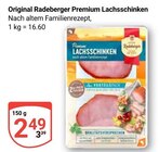 Premium Lachsschinken im Angebot bei GLOBUS in Gotha Premium Lachsschinken Angebote von Radeberger bei GLOBUS Gotha für 2,49 €