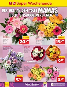 Blumen im Netto Marken-Discount Prospekt "Aktuelle Angebote" mit 71 Seiten (Bremen)