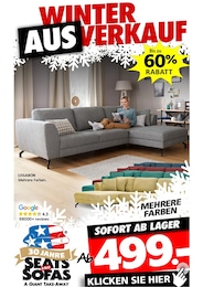 Seats and Sofas Prospekt für Fürth: "WINTER AUS VERKAUF", 1 Seite, 14.02.2026 - 28.02.2026