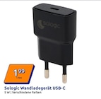 Aktuelles Sologic Wandladegerät USB-C Angebot bei Action in Mülheim (Ruhr) ab 1,99 €