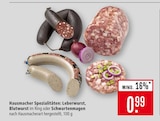 Aktuelle Wurst Angebote bei Marktkauf in Heilbronn Aktuelles Hausmacher Spezialitäten: Leberwurst Angebot bei Marktkauf in Heilbronn ab 0,99 €