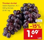 Netto Marken-Discount Regen - Trauben dunkel Angebot im Prospekt Trauben dunkel bei Netto Marken-Discount im Regen Prospekt für 1,69 €