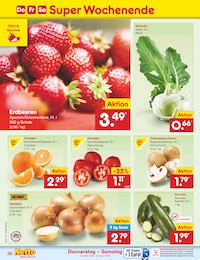 Erdbeeren im Netto Marken-Discount Prospekt "Aktuelle Angebote" auf Seite 46